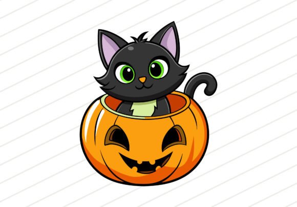 Black Cat with Pumpkin SVG Review