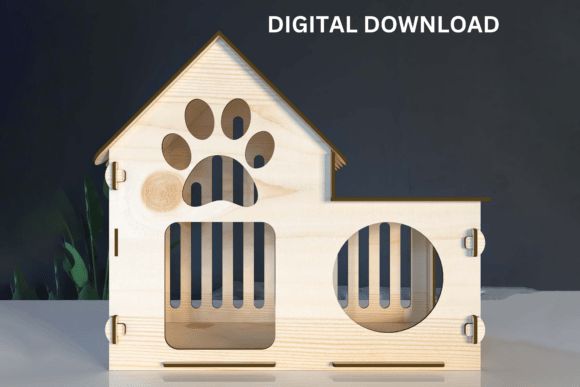 Cat House Lasercut File