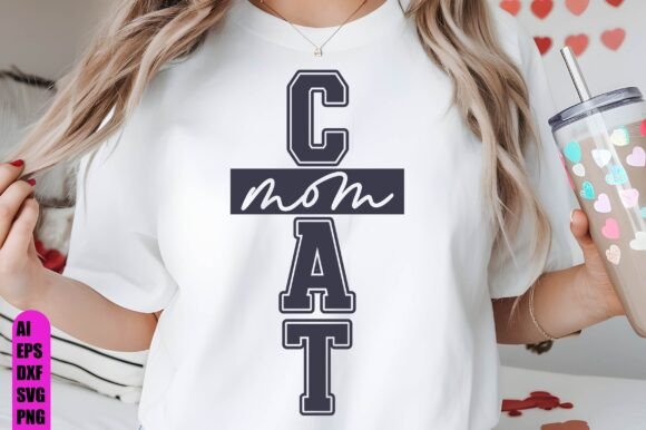 Cat Mom Sweatshirt Svg 2