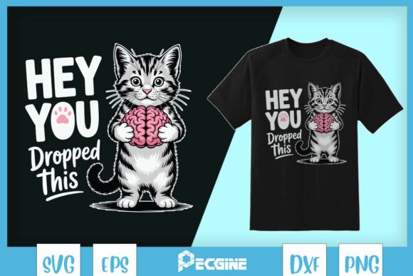 Funny Cat Mental Health Awareness SVG