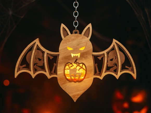 Halloween Bat Lantern Night Light
