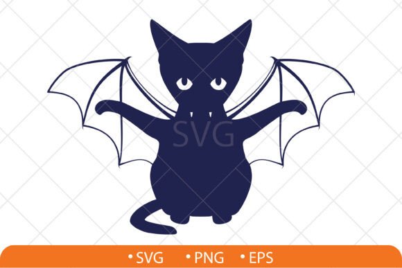 Spooky Cat, Halloween Kitty SVG