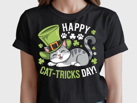 St. Patrick’s Day Cat-Tricks Lucky SVG